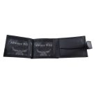 Férfi bőr pénztárca Always Wild minimalista csatos fekete