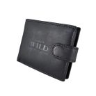 Férfi bőr pénztárca Always Wild csatos fekete