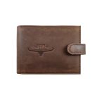 Férfi bőr pénztárca Always Wild Buffalo minimalista csatos barna