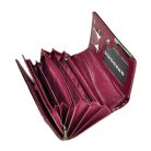 Női lakkbőr pénztárca nagyméretű Gregorio krokó mintás RFID
