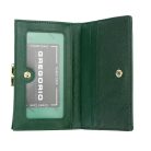 Női lakkbőr pénztárca közepes méretű Gregorio pillangó mintás RFID 
