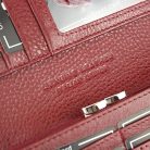 Női lakkbőr pénztárca nagyméretű Gregorio krokodilbőr mintás RFID 