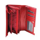 Női lakkbőr pénztárca nagyméretű Gregorio krokó mintás RFID