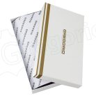 Női lakkbőr pénztárca nagyméretű Gregorio RFID csík mintás piros
