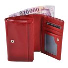 Női lakkbőr pénztárca nagyméretű Gregorio hullám mintás RFID