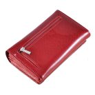 Női lakkbőr pénztárca nagyméretű Gregorio hullám mintás RFID